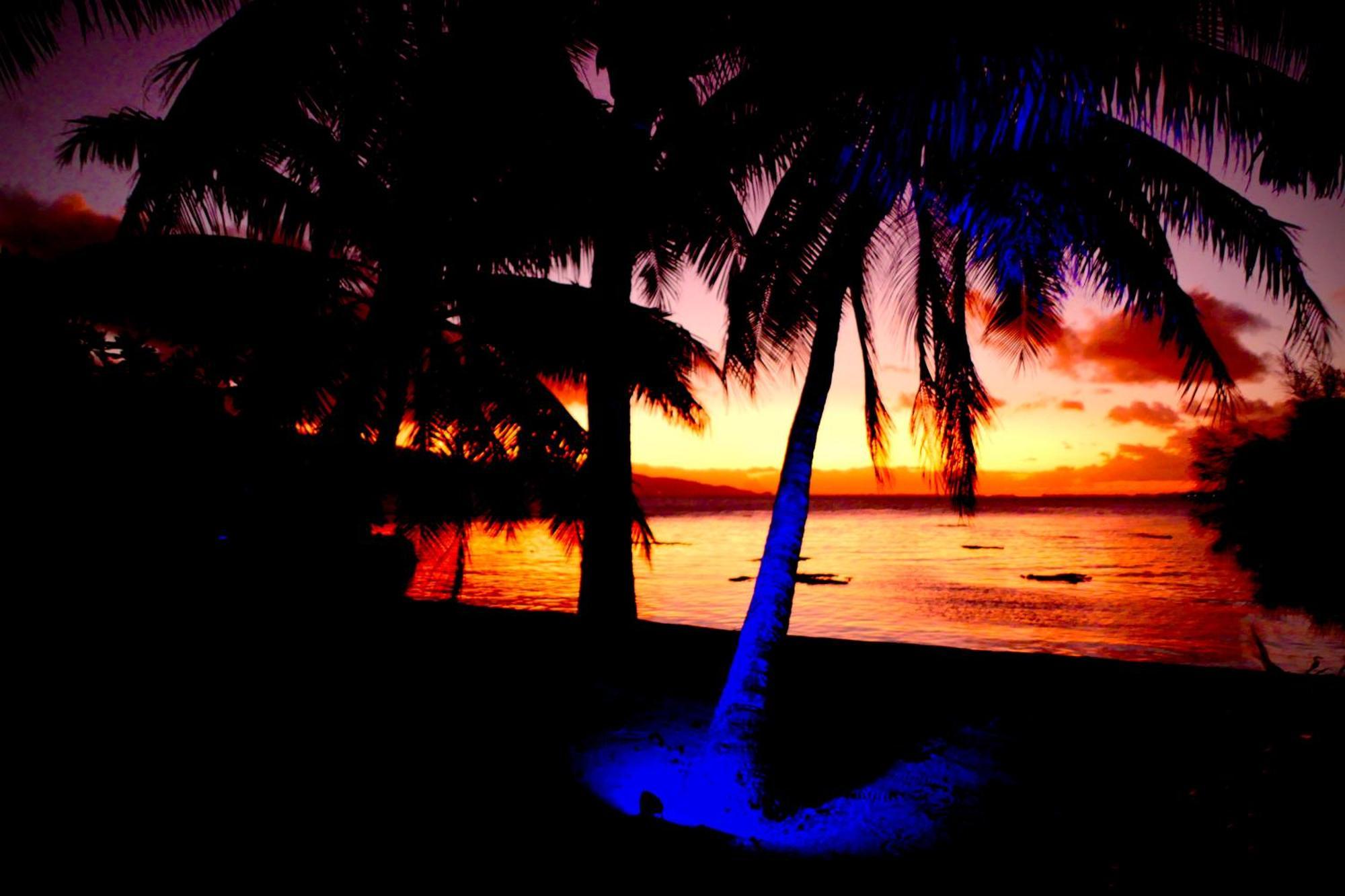 Eden Private Island Tahaa Hotel Patio  Exterior photo
