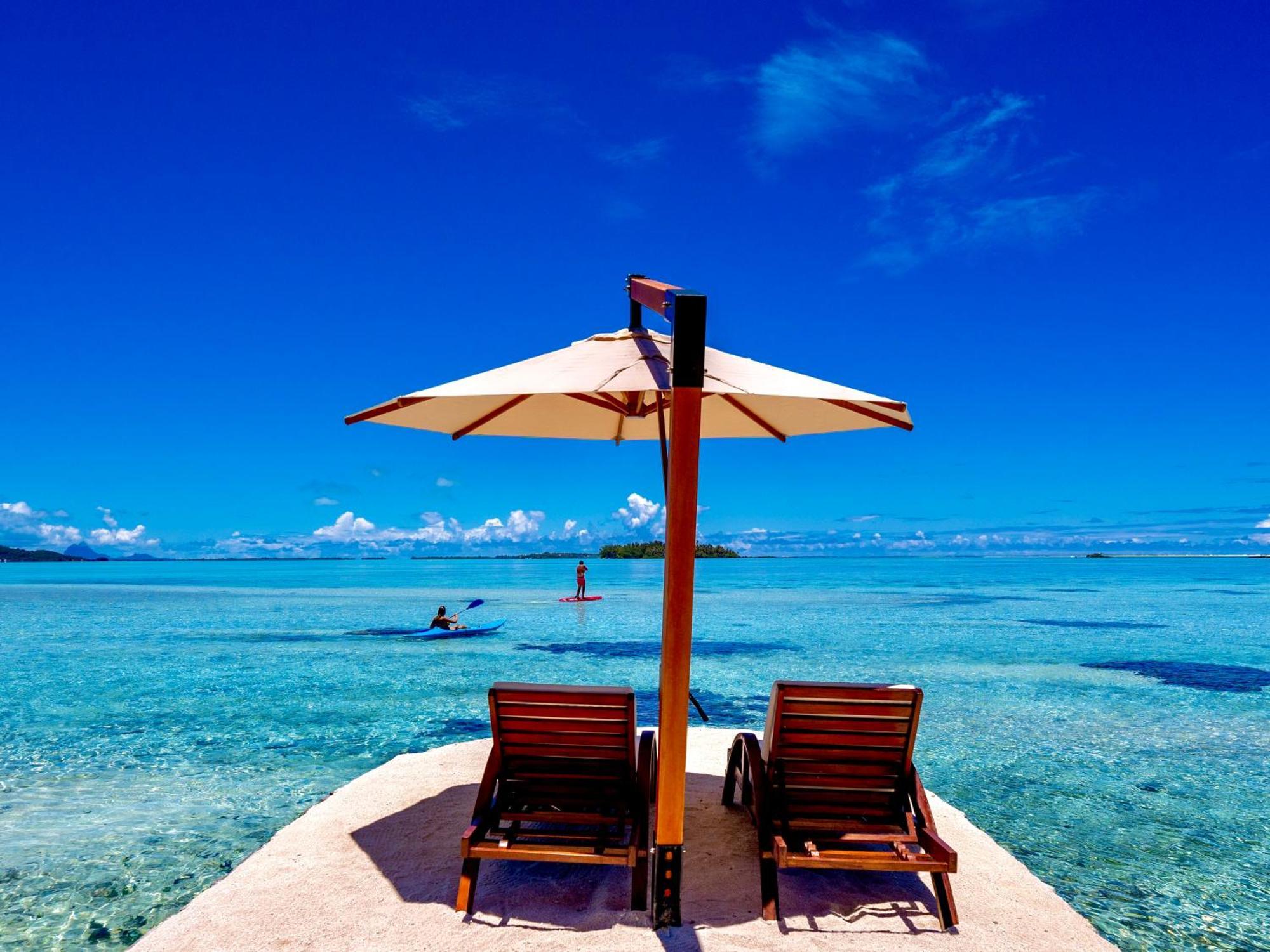 Eden Private Island Tahaa Hotel Patio  Exterior photo