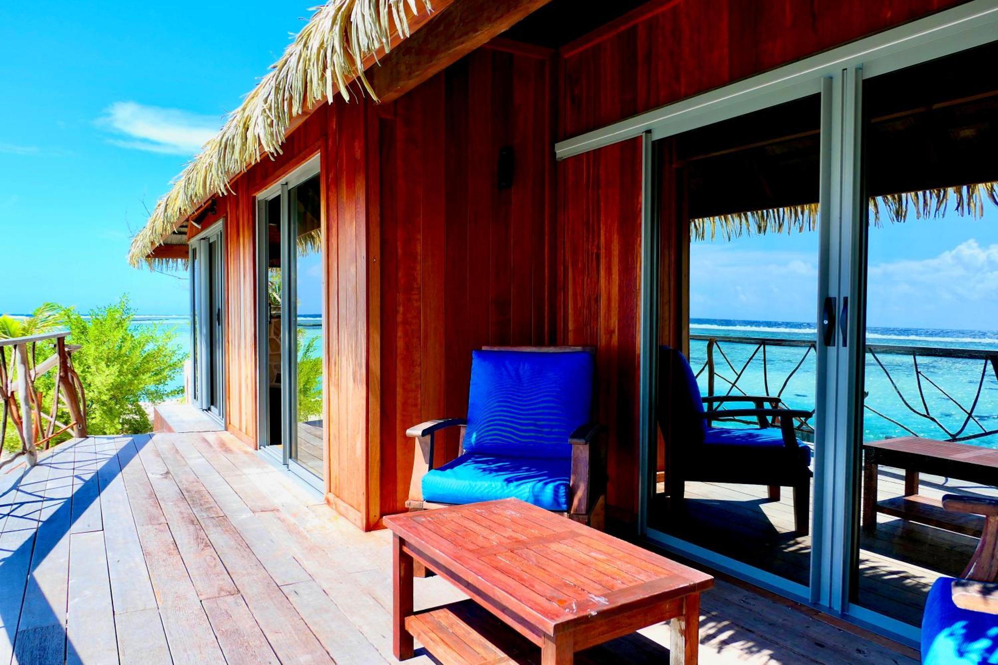 Eden Private Island Tahaa Hotel Patio  Exterior photo