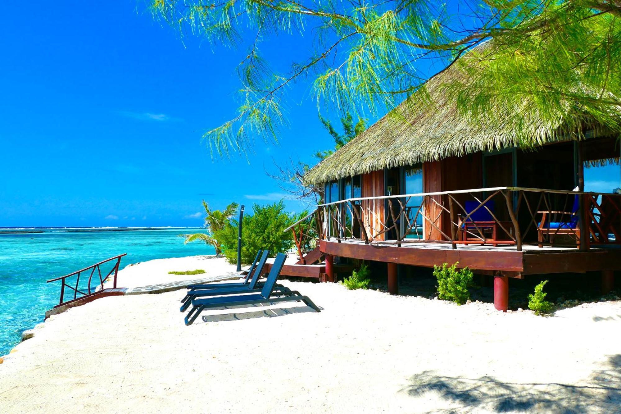 Eden Private Island Tahaa Hotel Patio  Exterior photo