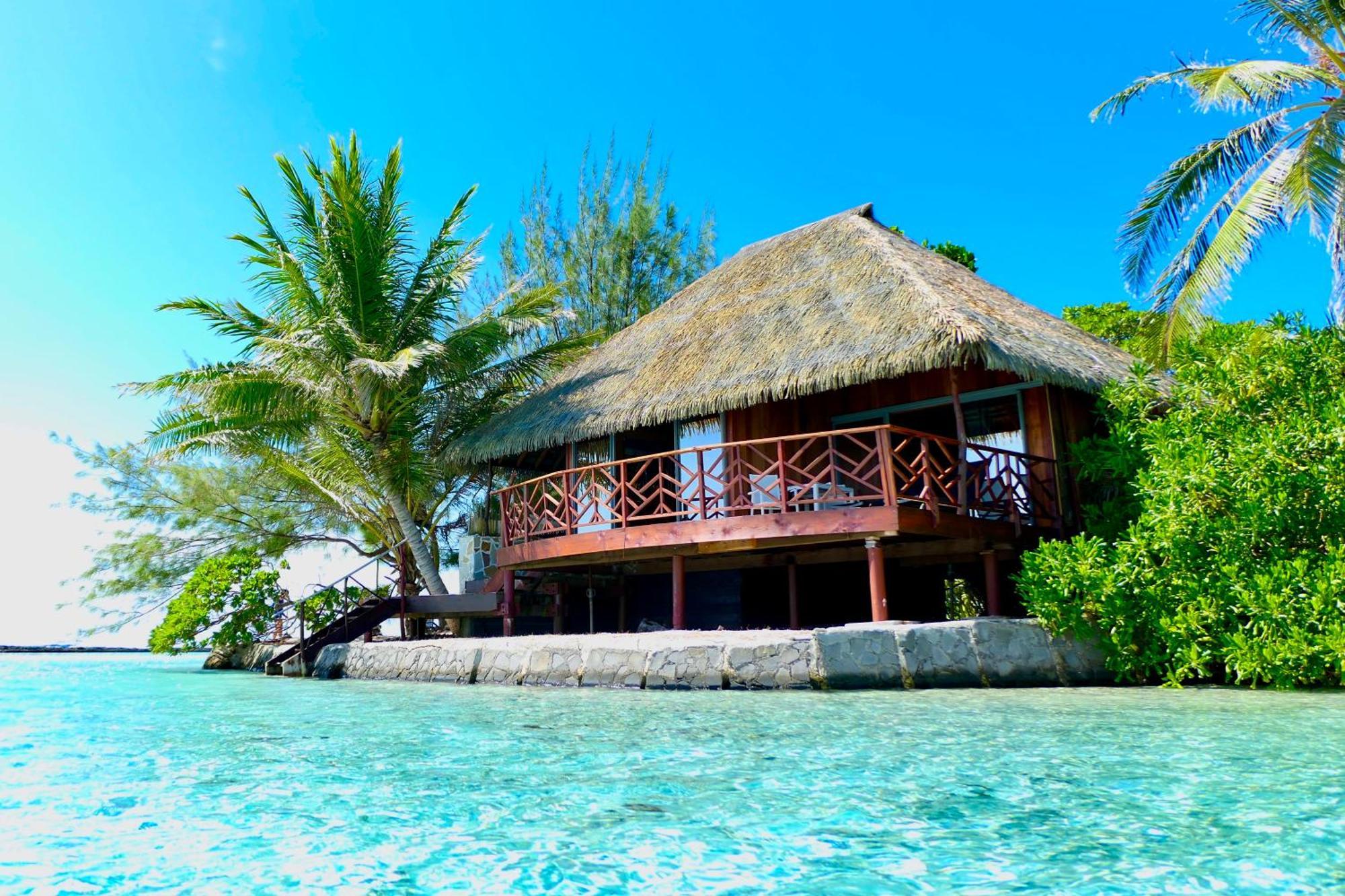 Eden Private Island Tahaa Hotel Patio  Exterior photo